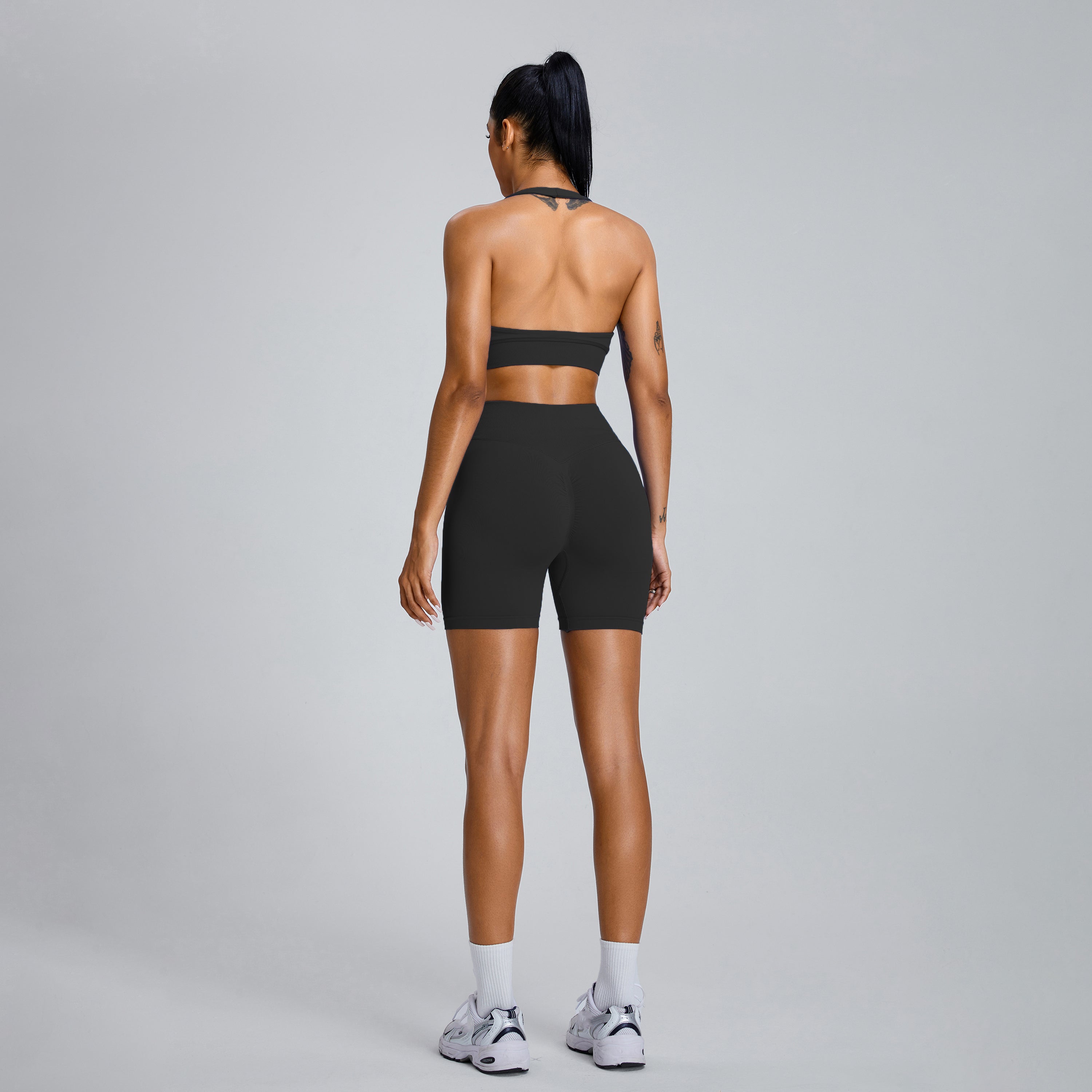 Short Low Sculpt Scrunch - Onyx - Joy Studio - Sportswear