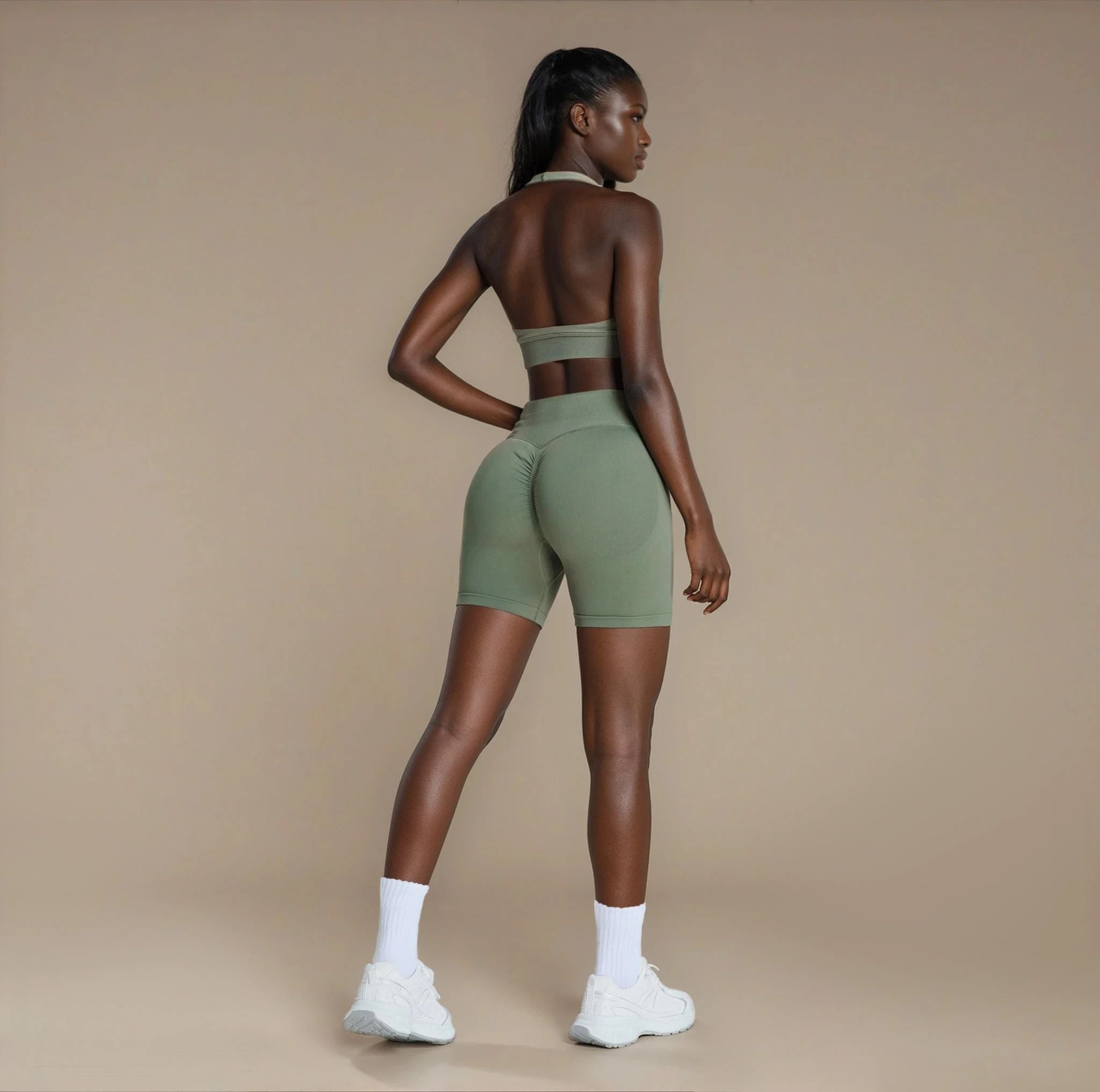 Brassière Low Sculpt Scrunch - Shark - Joy Studio - Sportswear