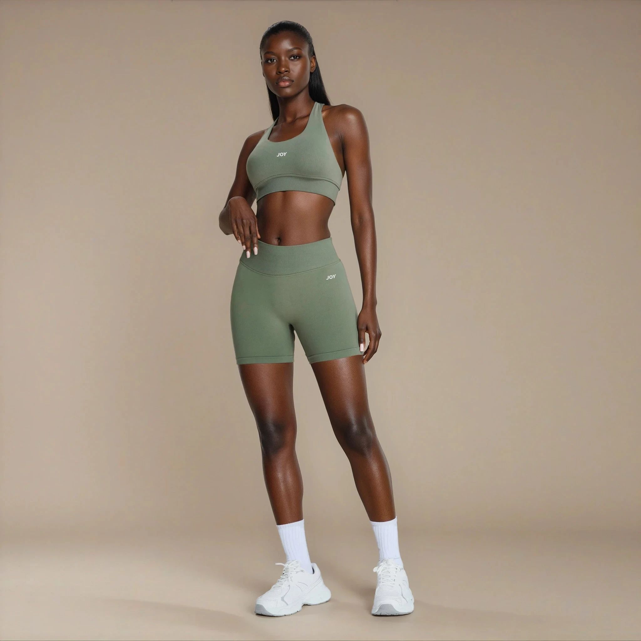 Brassière Low Sculpt Scrunch - Shark - Joy Studio - Sportswear