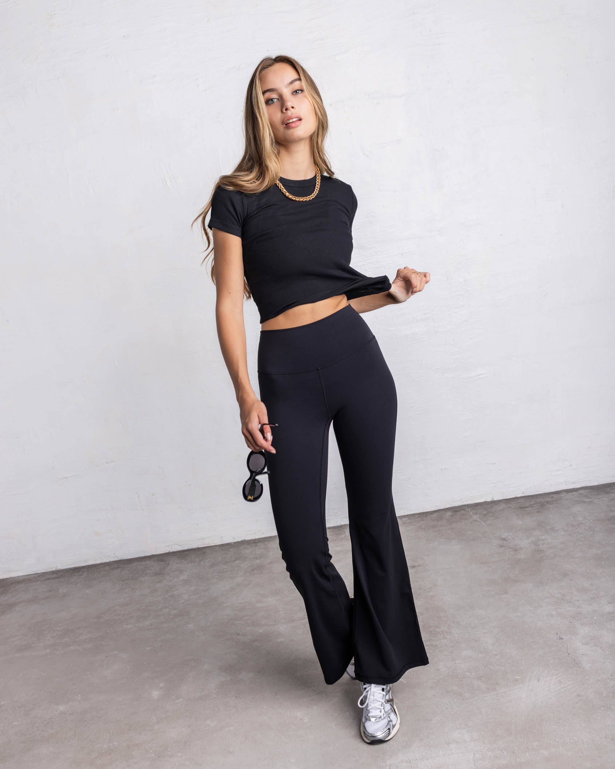 Legging Soft Touch Flare - Onyx - Joy Studio - Premium Sportswear