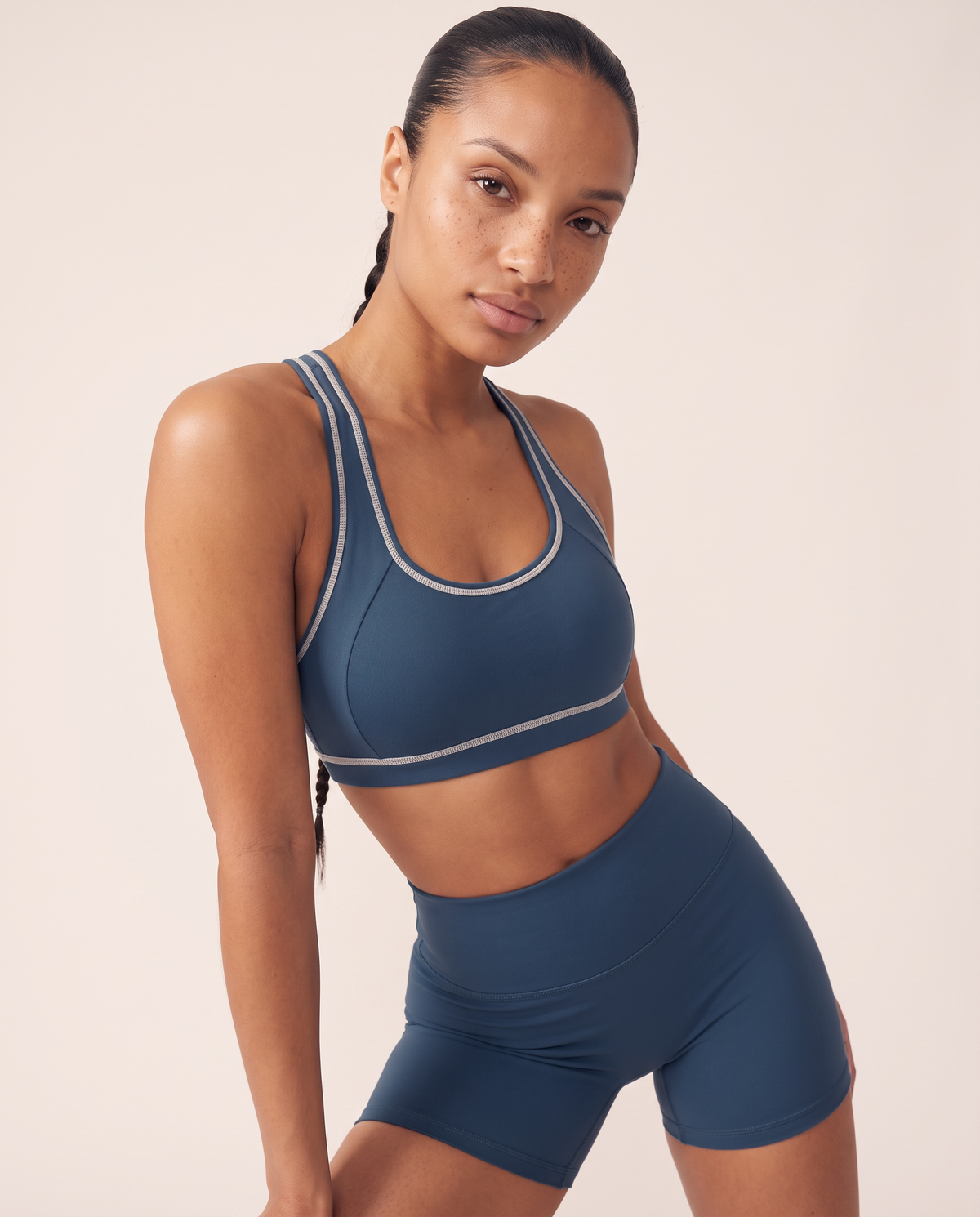 Brassière Racer Track - Slate Blue